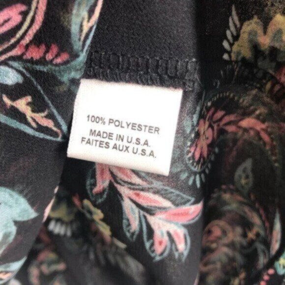 Misa Los Angeles Black Floral Blouse - Picture 10 of 12